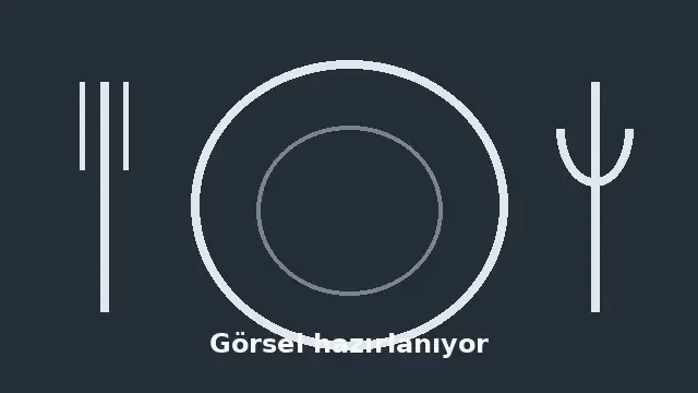 İncelenen yemek görseli